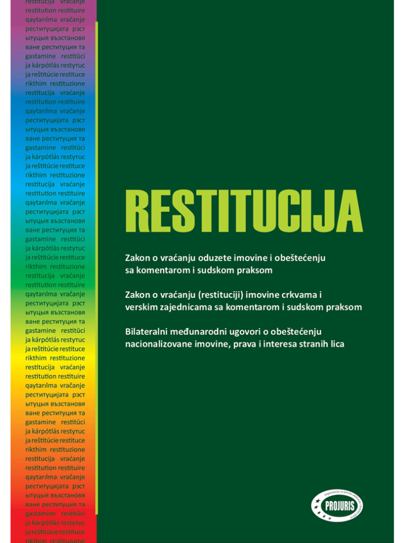 restitucija vracanje imovine projuris projuris