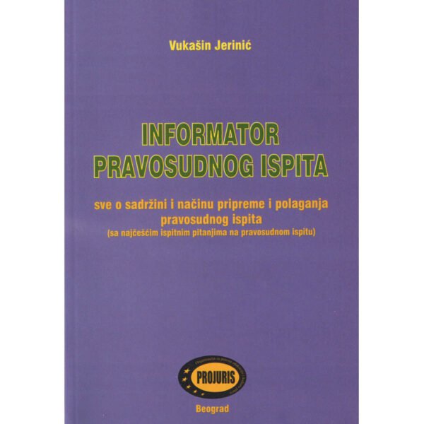 informator pravosudnog ispita projuris vukasin jerinic